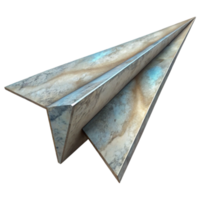extraordinary modern Paper Airplane Side View Transparent Background professional png