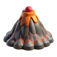 impressive abstract Paricutin Volcano Cinder Cone Formation Cutout authentic png