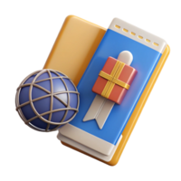 impressive abstract Passport and Boarding Pass Top Down View Transparent exclusive png