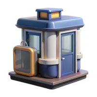 dramatic abstract Passport Control Booth Transparent high resolution png