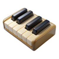 wonderful artistic Piano Keys Ivory and Ebony Finish Cutout Transparent Background authentic png