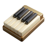 dramatic rustic Piano Keys Ivory and Ebony Finish Cutout Transparent Background authentic png