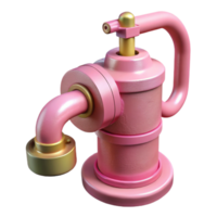 wonderful abstract Pink Water Filter Pump Close Up Cutout original png