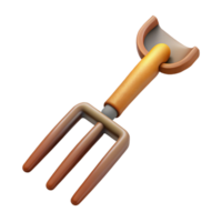 magnificent contemporary Pitchfork with Wooden Handle png