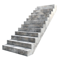 concrete staircase wide steps leading upward a solid design png