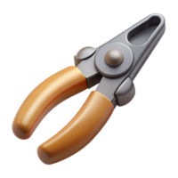 extraordinary minimalist Pliers Needle Nose Isolated Cutout with Grip Texture exclusive png