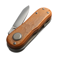 elegant modern Pocket Knife Open View Isolated original png