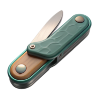 stunning minimalist Pocket Knife Open View Isolated original png