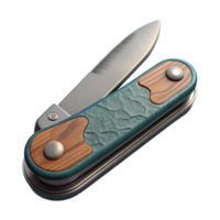 stunning rustic Pocket Knife Open View Isolated high quality png