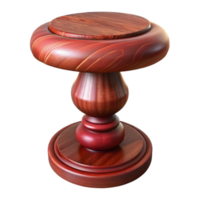 wonderful abstract Polished Cherry Wood Table Leg Transparent Background high quality png
