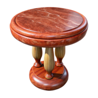 beautiful abstract Polished Cherry Wood Table Leg Transparent Background genuine png