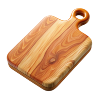 extraordinary classic Polished Maple Wood Cutting Board Top View Transparent Background premium png