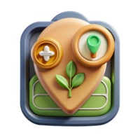 serene modern Precision Farming Technology Icon Set Line Style Isolated Element high quality png