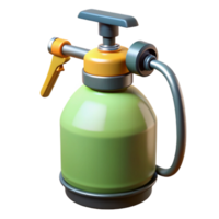impressive artistic Precision Sprayer in Action Side View Isolated genuine png
