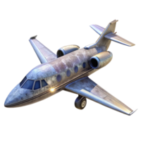 wonderful minimalist Private Jet in Flight Transparent Background high quality png