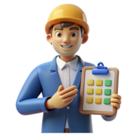 stunning rustic Production Manager with Clipboard and Schedule professional png