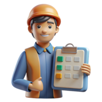 stunning minimalist Production Manager with Clipboard and Schedule high resolution png
