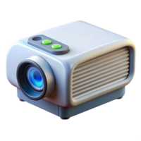 elegant artistic Projector with Remote Control Isolated Element exclusive png
