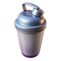 beautiful contemporary Protein Shaker Bottle Side View Transparent high resolution png