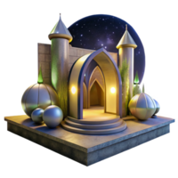 impressive rustic Public Art Installation Night View Cutout Element high resolution png