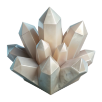 wonderful minimalist Quartz Crystal Cluster Raw Texture Transparent Background premium png