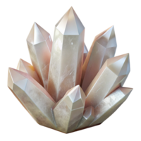 serene rustic Quartz Crystal Cluster Raw Texture Transparent Background png