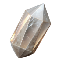 stunning creative Quartz Crystal Point Clear Facets Cutout high resolution png