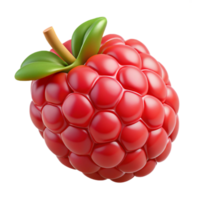 wonderful abstract Raspberry Fruit Red Color Isolated original png