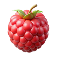 dramatic abstract Raspberry Fruit Red Color Isolated png