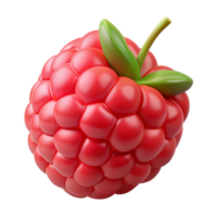 elegant minimalist Raspberry Fruit Red Color Isolated png