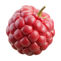 beautiful abstract Raspberry with Red Color premium png