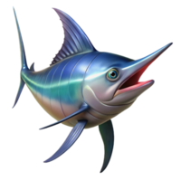 serene contemporary Realistic Swordfish with Transparent Background high quality png