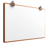 Blank clipboard metal clips ready for writing png