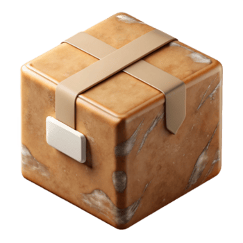 impressionante abstrato reciclado cartão caixa com fita isolado Cortar fora autêntico png