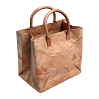 dramatic abstract Recycled Paper Bag with Handles Transparent Background original png