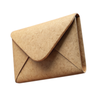 impressive abstract Recycled Paper Envelope Brown Kraft Texture Transparent Background high quality png