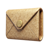 impressive traditional Recycled Paper Envelope Isolated Cutout authentic png