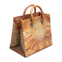 extraordinary rustic Recycled Paper Shopping Bag Handles Transparent Background genuine png