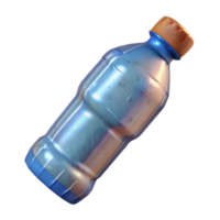serene rustic Recycled Plastic Bottle Isolated Transparent Background authentic png