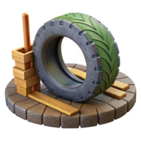 impressive creative Recycled Tire Playground Surface Transparent png