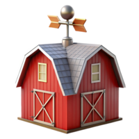 impressive abstract Red Barn Weathervane Transparent Background high resolution png