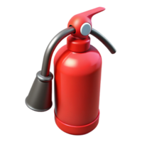 impressive creative Red Fire Extinguisher Front View Isolated Element authentic png