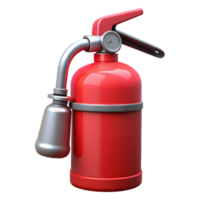 dramatic rustic Red Fire Extinguisher Front View Isolated Element high resolution png