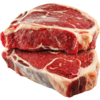 raw beef steaks marbled texture red color ready for cooking png