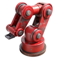 magnificent creative Red Industrial Robot Manipulator Cutout Element authentic png