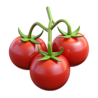 serene artistic Red Tomatoes on Vine Hydroponic System Cutout png