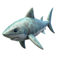dramatic abstract Reef Shark Cutout Side Profile Transparent Background high resolution png