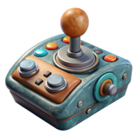impressive artistic Remotely Operated Vehicle Control Panel with Joystick and Buttons professional png