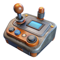 impressive artistic Remotely Operated Vehicle Control Panel with Joystick and Buttons premium png