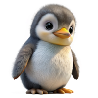dramatic rustic Rescued Penguin Chick Fluffy Feathers Transparent premium png